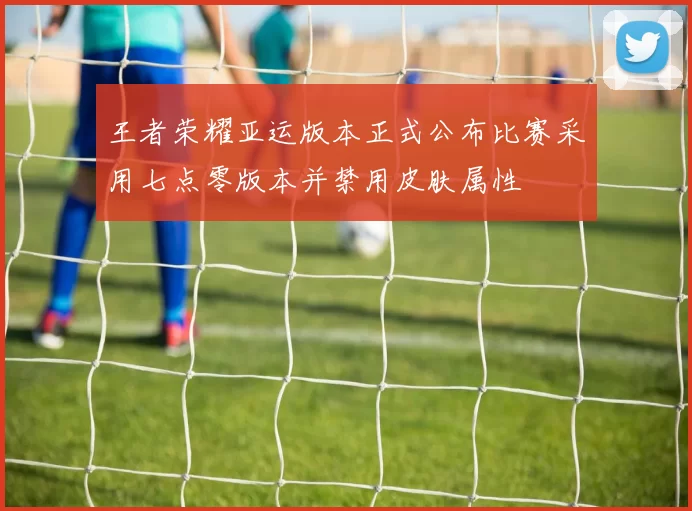 王者荣耀亚运版本正式公布比赛采用七点零版本并禁用皮肤属性